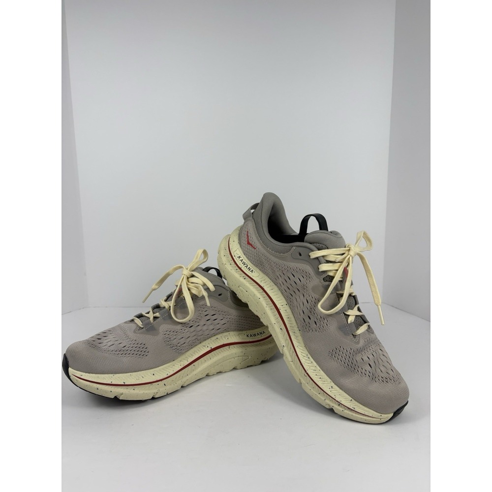 HOKA One One Kawana 2 Gray Red Cement Cerise Women's 8B.